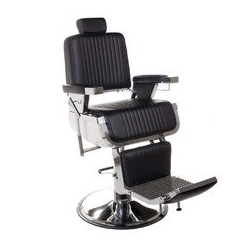 BEAUTY SYSTEM Fotel barberski LUMBER BH-31823 Czarny